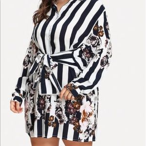 Blue Color shirt dress